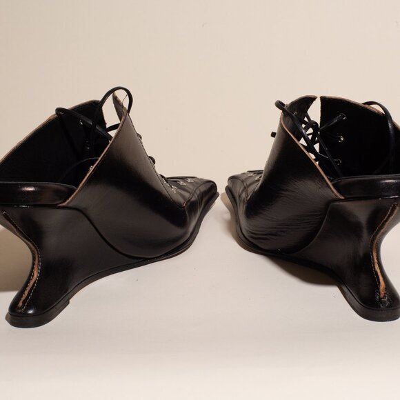 Miista Aima Black Lace Mules - Picture 6 of 12